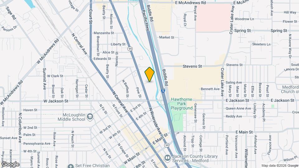 518 N Riverside Ave Map and Location Details