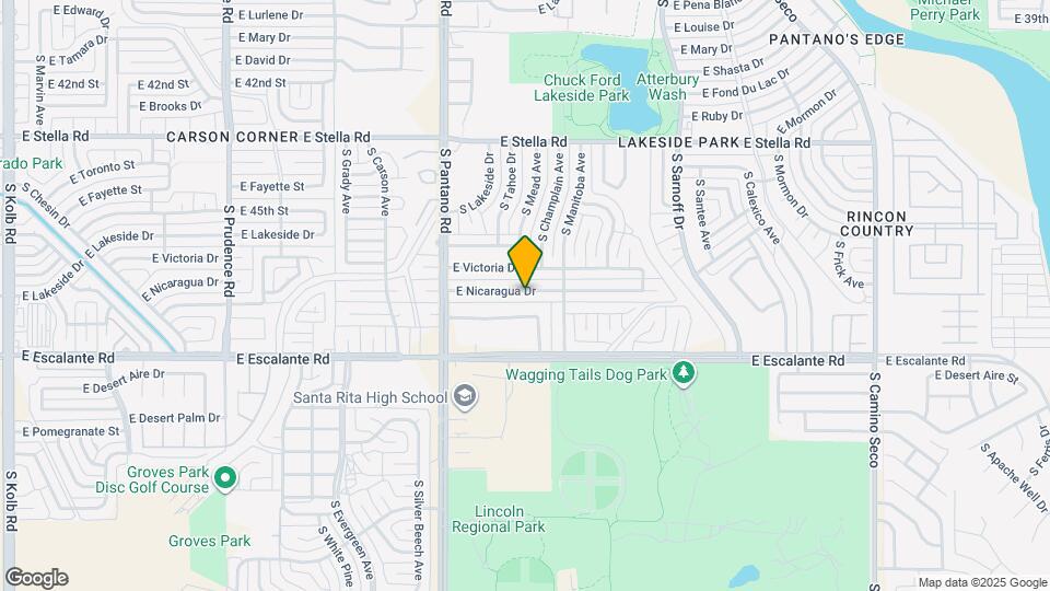 8032 E Nicaragua Dr Map and Location Details