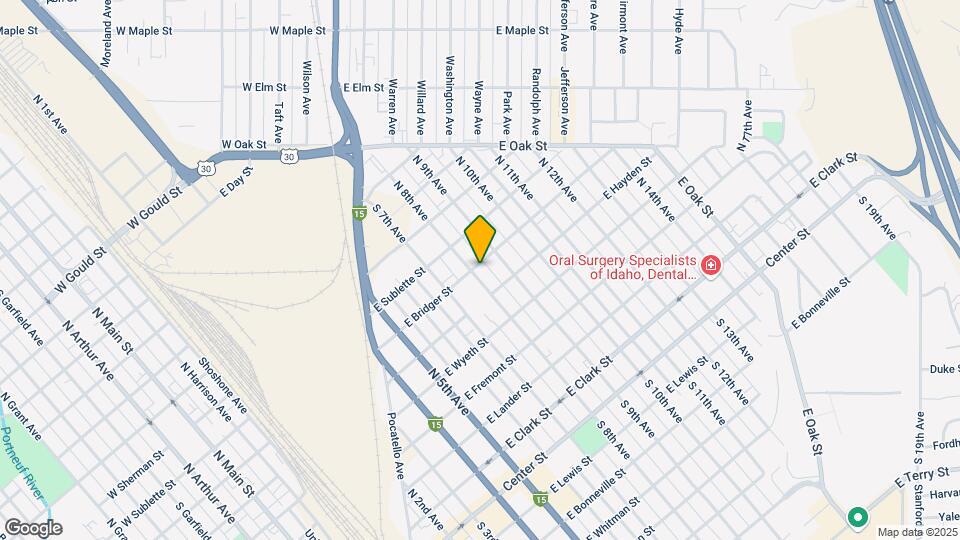 905 E Bridger St Map and Location Details