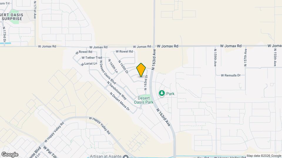 16430 W Prickly Pear Trail, Unit 1312 Mapa y Detalles de la Ubicación