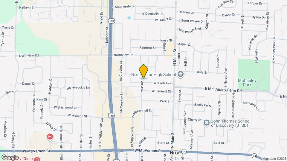 213 W Aven Ave Map and Location Details