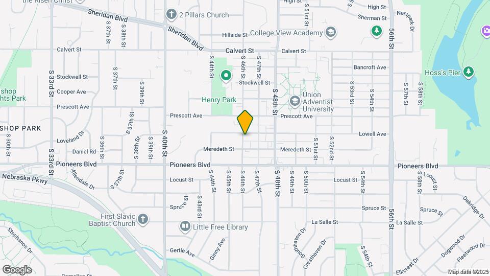 4605 Lowell Ave Map and Location Details