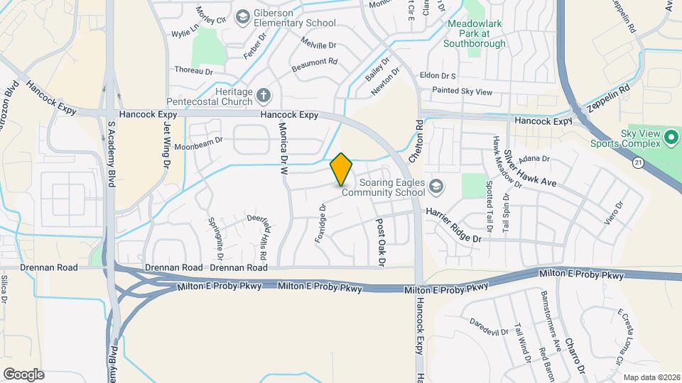 3378 Foxridge Dr Map and Location Details