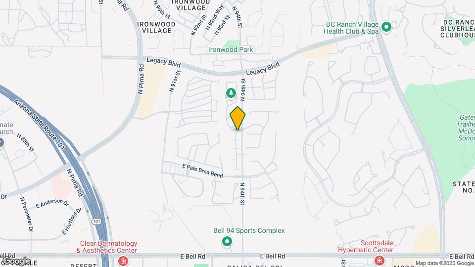 17931 N 93rd Way Map and Location Details