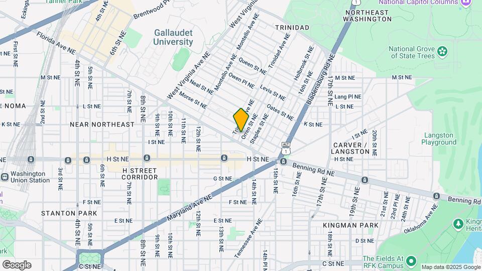 1108 Orren St NE Map and Location Details