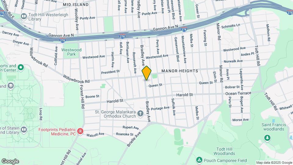 335 Bradley Ave Mapa y Detalles de la Ubicación