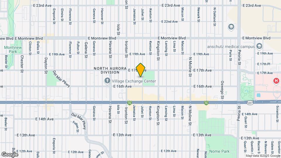 1645 Joliet St Map and Location Details