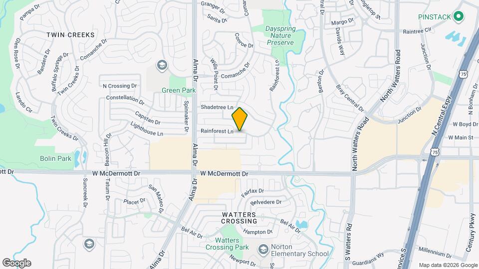 1203 Rainforest Ln Mapa y Detalles de la Ubicación