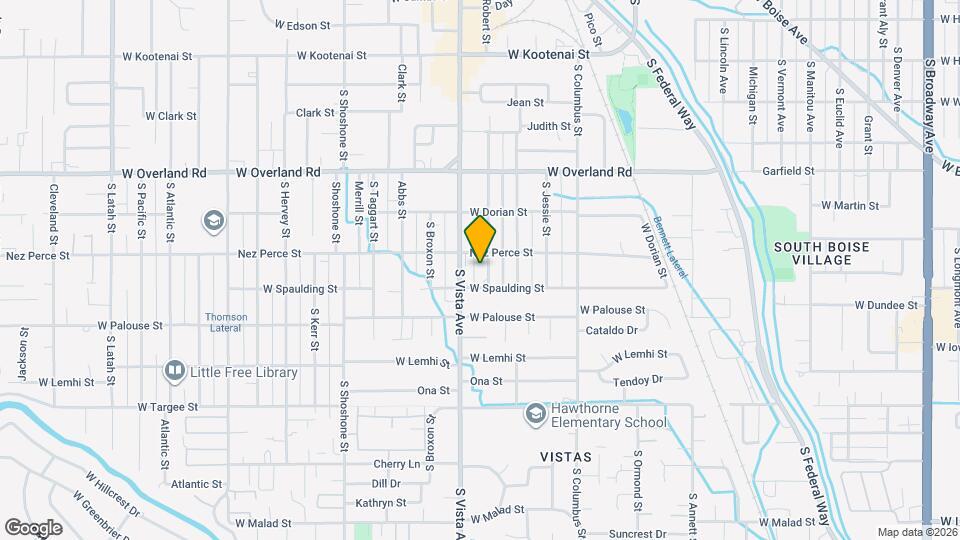 1813 S Robert St Map and Location Details