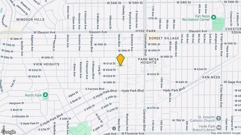 6118 West Blvd Map and Location Details