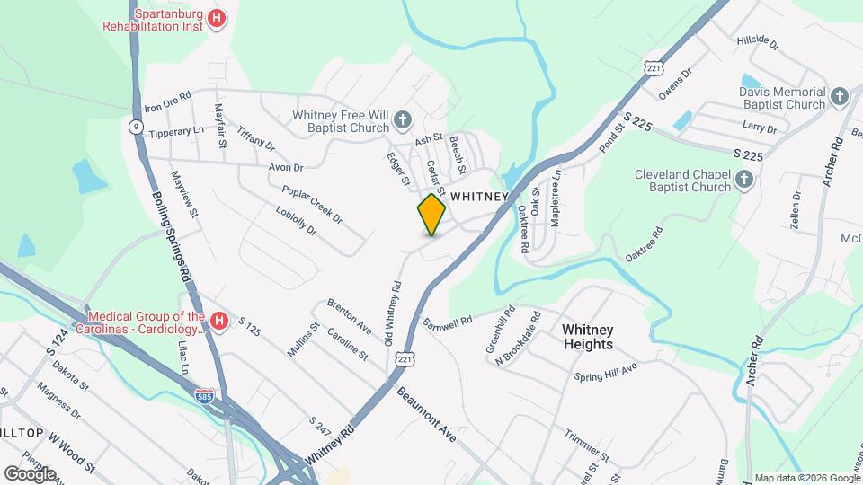 731 Old Whitney Rd Map and Location Details