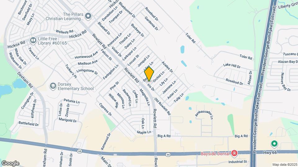 3405 Orchid Ln Map and Location Details