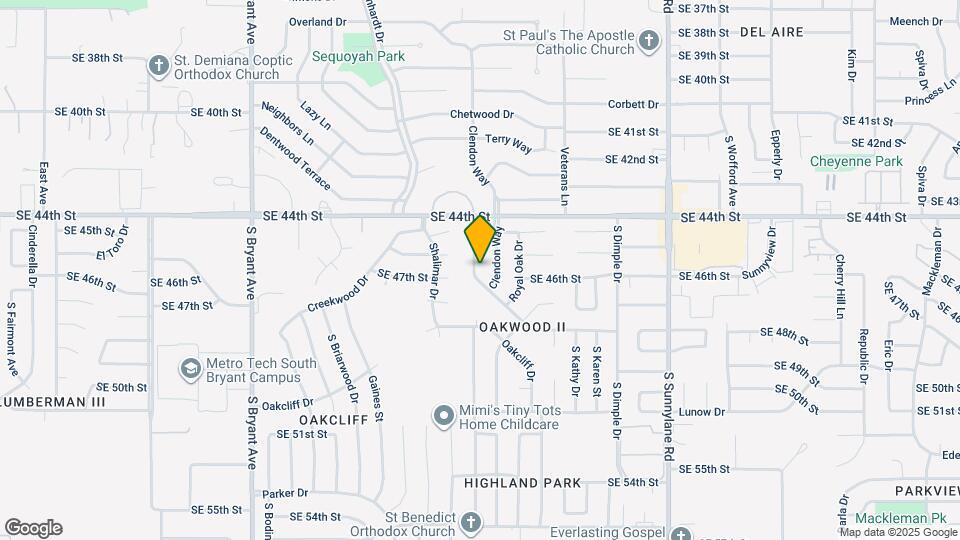3729 SE 48th Pl Map and Location Details