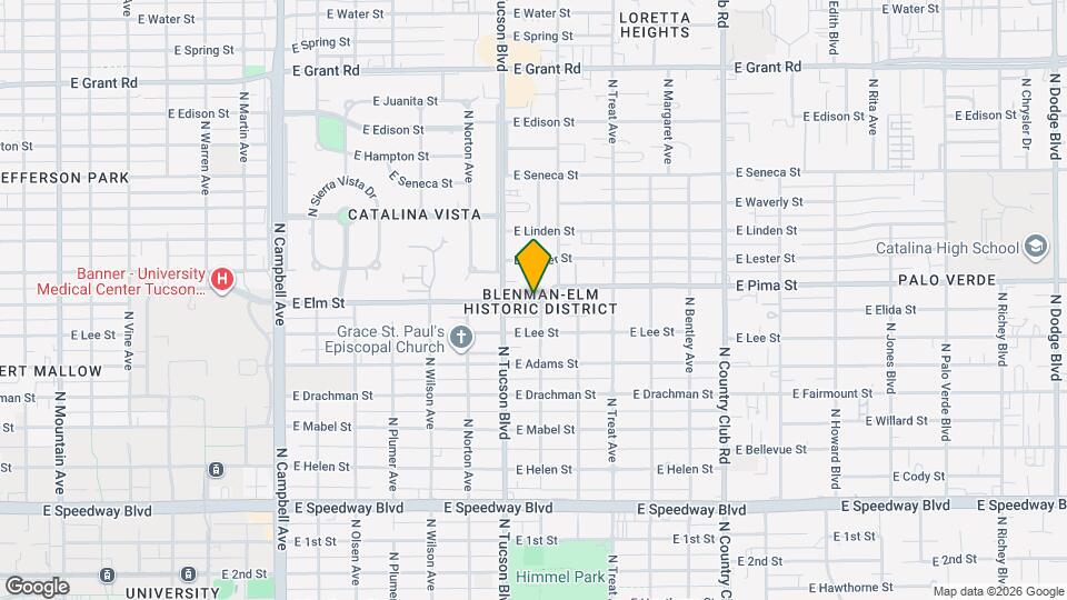 2537 E Elm St Map and Location Details