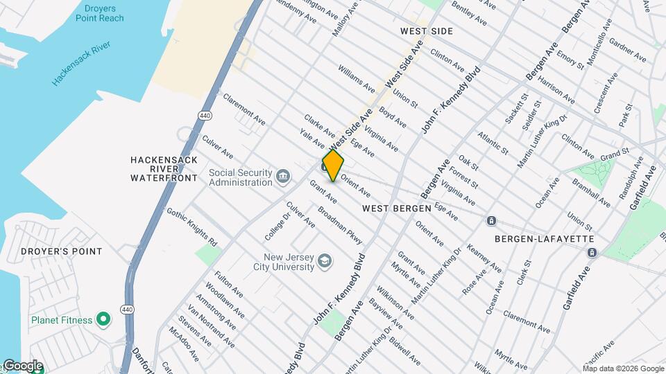 335 Claremont Ave, Unit Claremont B Map and Location Details