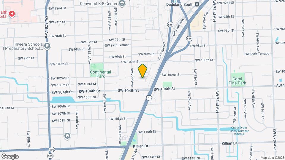 7796 SW 102nd Ln Map and Location Details
