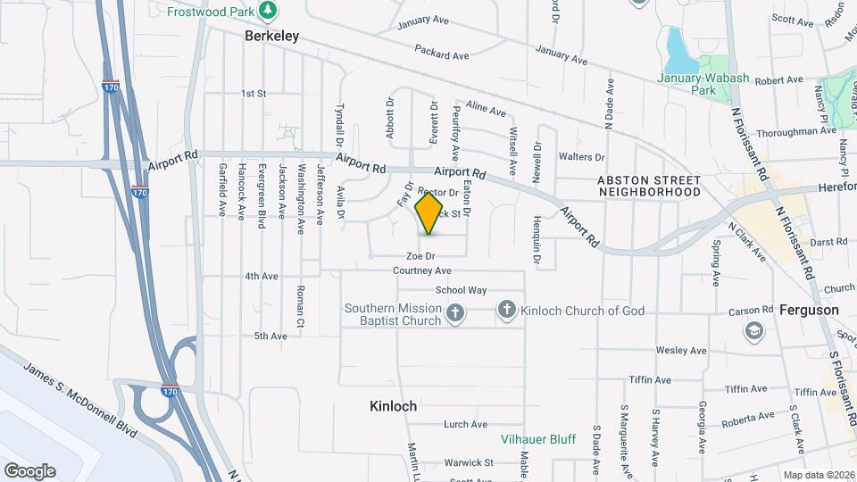 8138 Blanchard Dr Map and Location Details