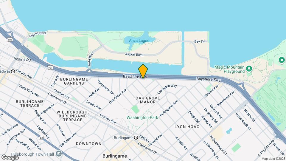 541-543 Rollins Rd Mapa y Detalles de la Ubicación