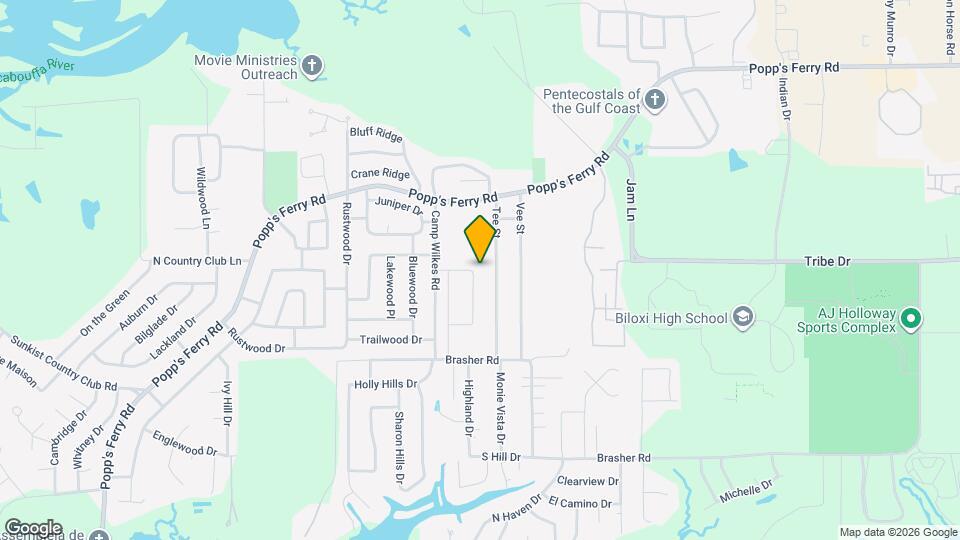 860 Leeward Dr Map and Location Details