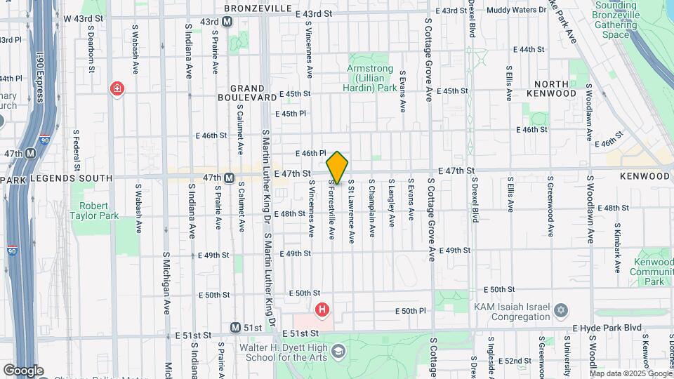 4723 S Forrestville Ave Map and Location Details