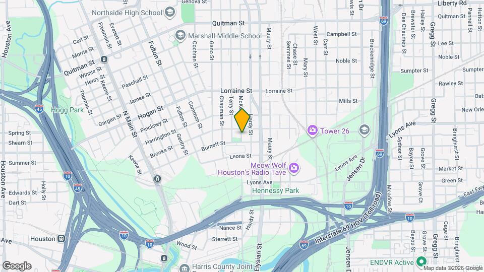 1506 McKee St Map and Location Details