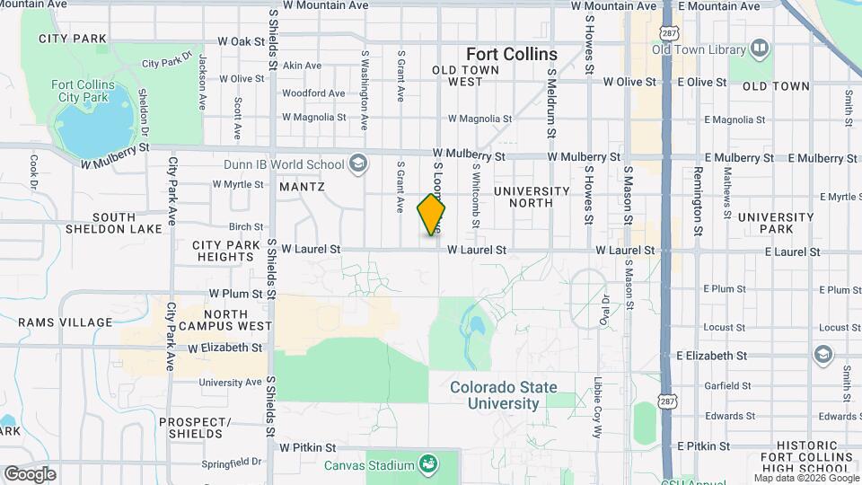 645 S Loomis Ave Map and Location Details