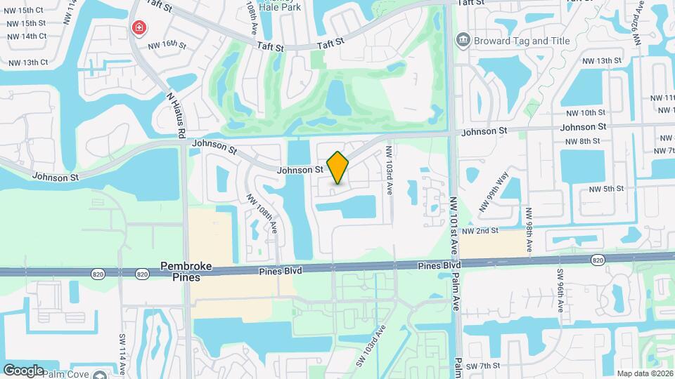 641 NW 105th Way Map and Location Details