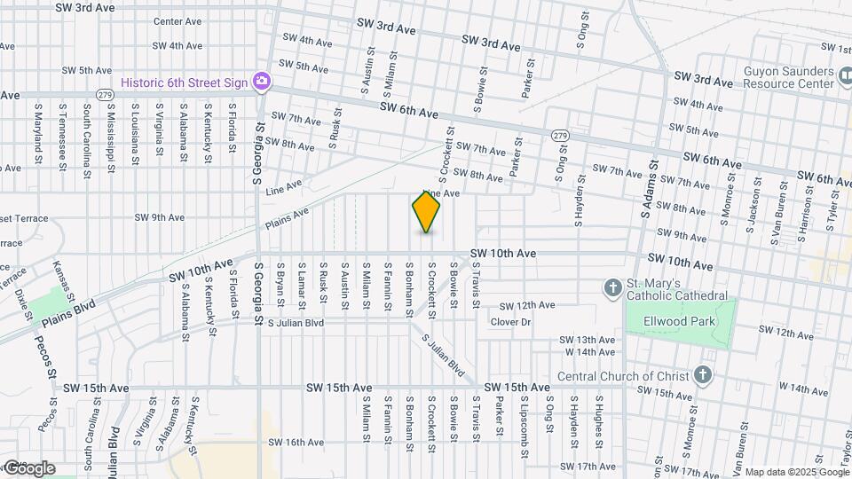 924 S Crockett St Map and Location Details