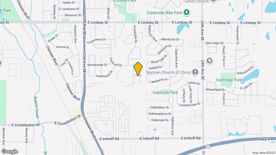 1836 Parkridge Dr Map and Location Details