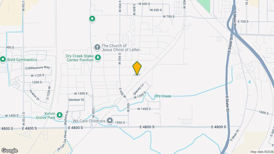 743 W 1150 S Map and Location Details