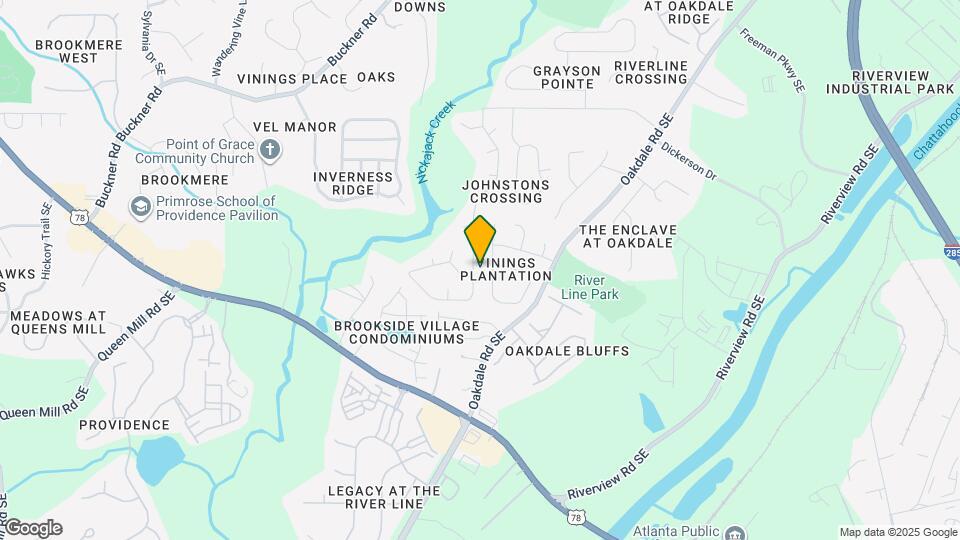 5907 Brookside Dr SE Map and Location Details