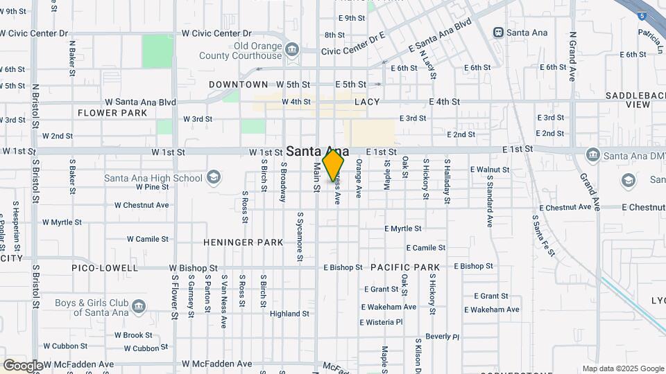 222 Cypress Ave Map and Location Details
