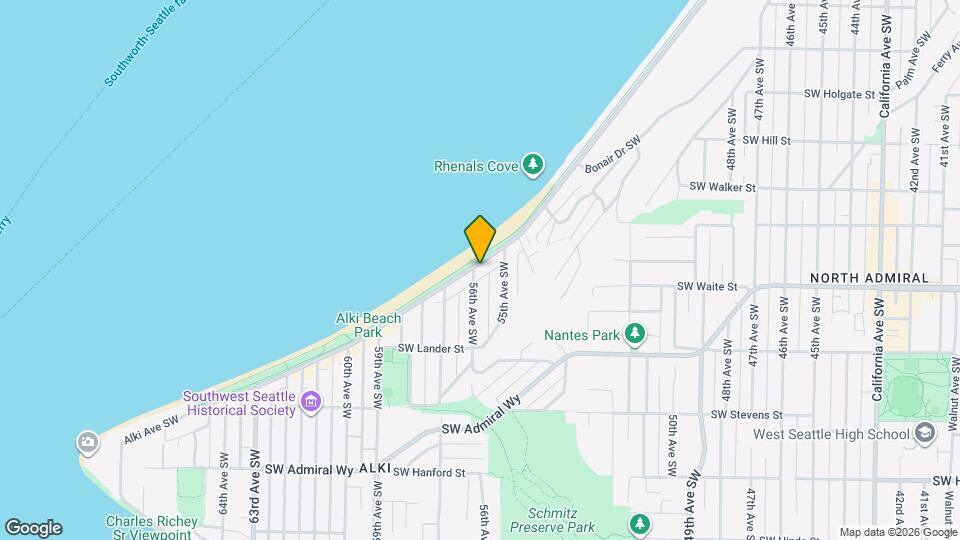 2428 Alki Ave SW Map and Location Details