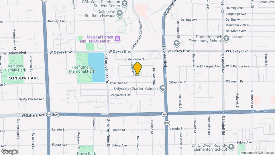 2001 Verdinal Dr Map and Location Details