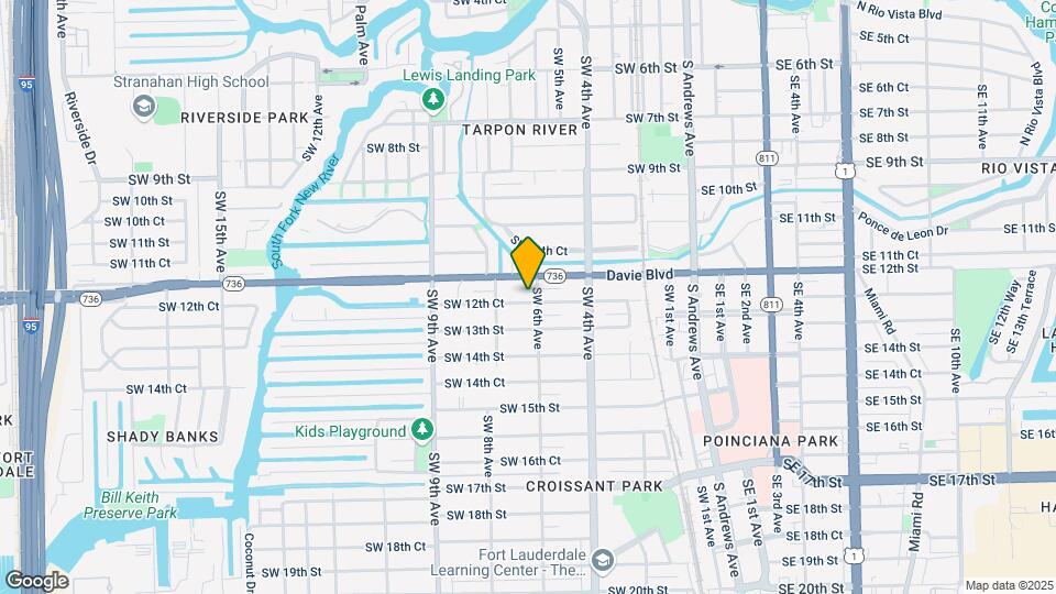 605 SW 12th Ct Map and Location Details