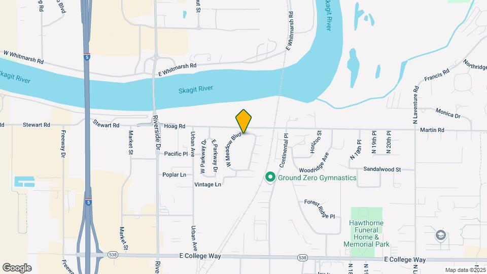 2430 W Meadow Blvd Mapa y Detalles de la Ubicación