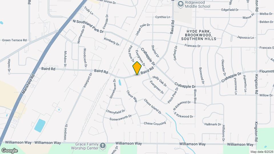 9541 Baird Rd Map and Location Details