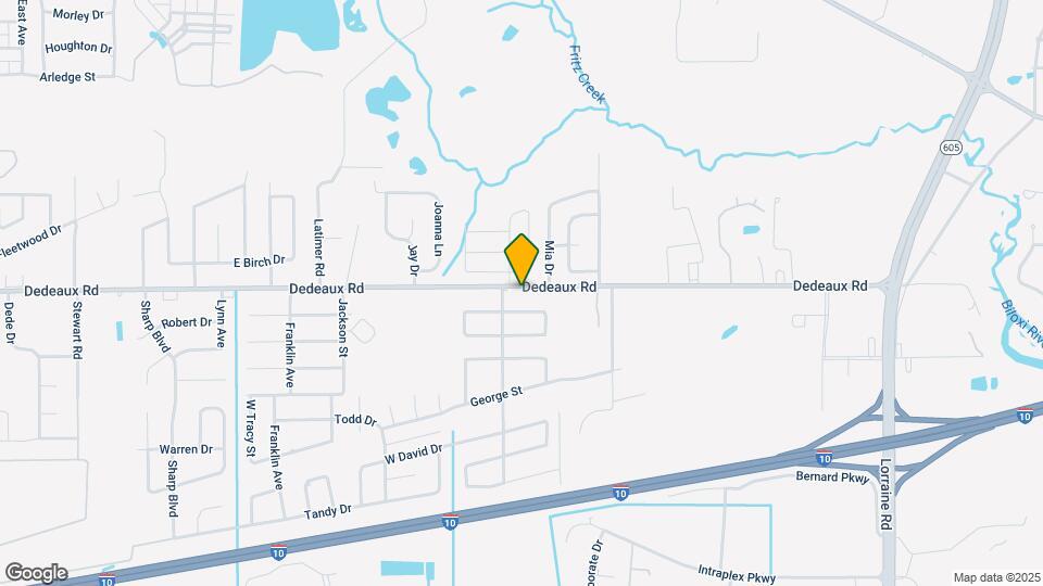 12311 Dedeaux Rd Map and Location Details