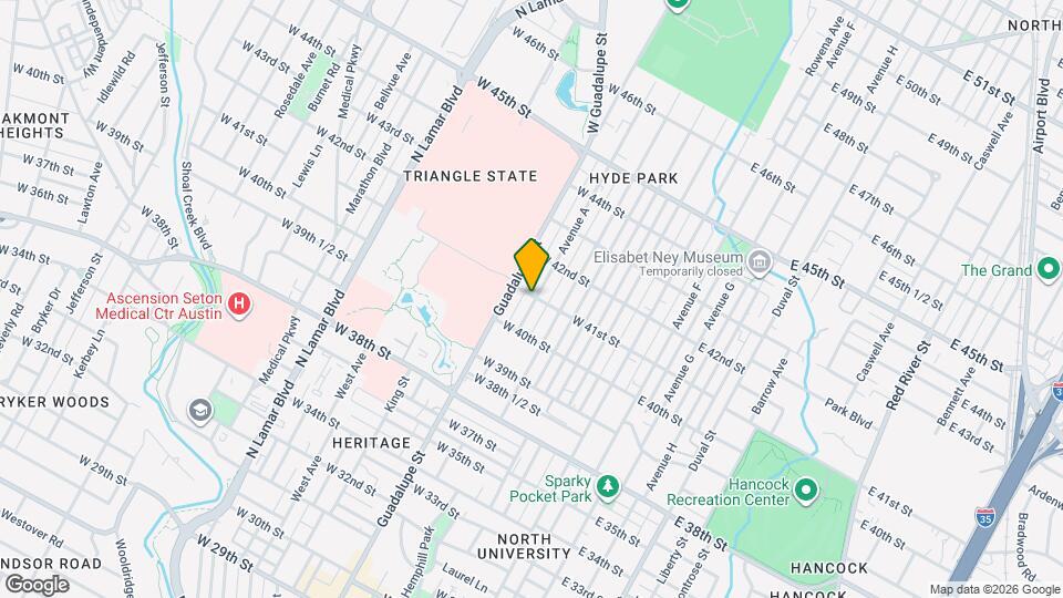 501 W 41st St Map and Location Details