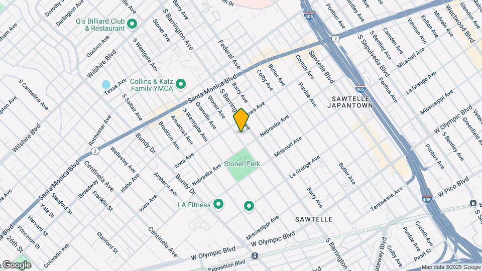 1732 Stoner Ave Mapa y Detalles de la Ubicación