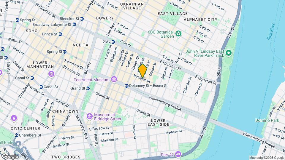 147 Rivington St Map and Location Details