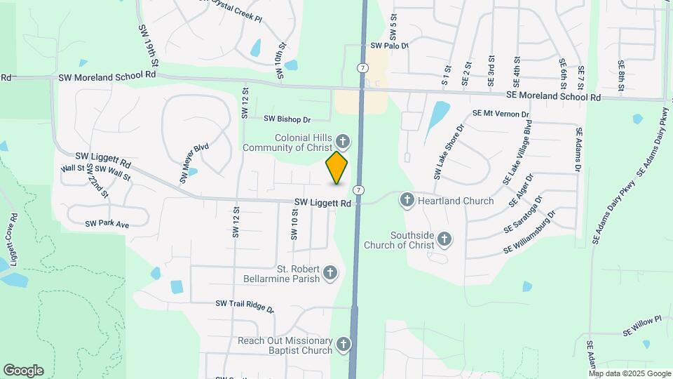 717 SW Liggett Rd Map and Location Details