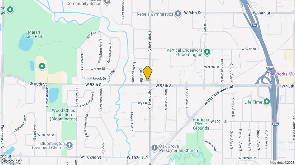 9772 Penn Ave S Mapa y Detalles de la Ubicación