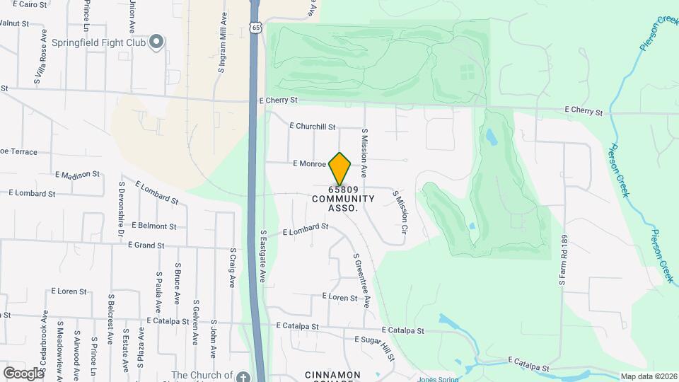 825 S Broadview Dr Map and Location Details