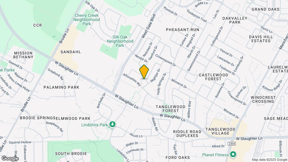 9716 Sugar Hill Dr Map and Location Details