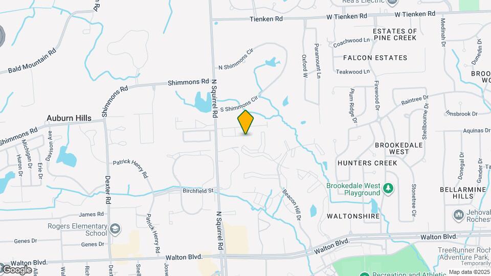 Reserves of Auburn Hills Mapa y Detalles de la Ubicación