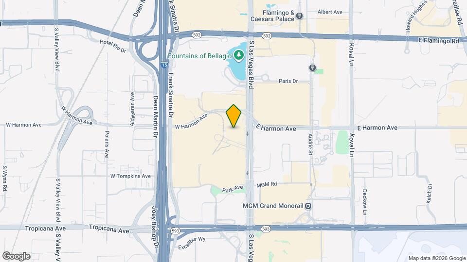 3726 Las Vegas Blvd S Map and Location Details