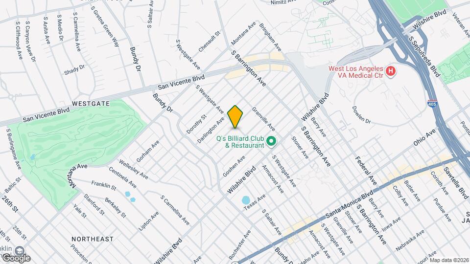 11910 Mayfield Ave Map and Location Details