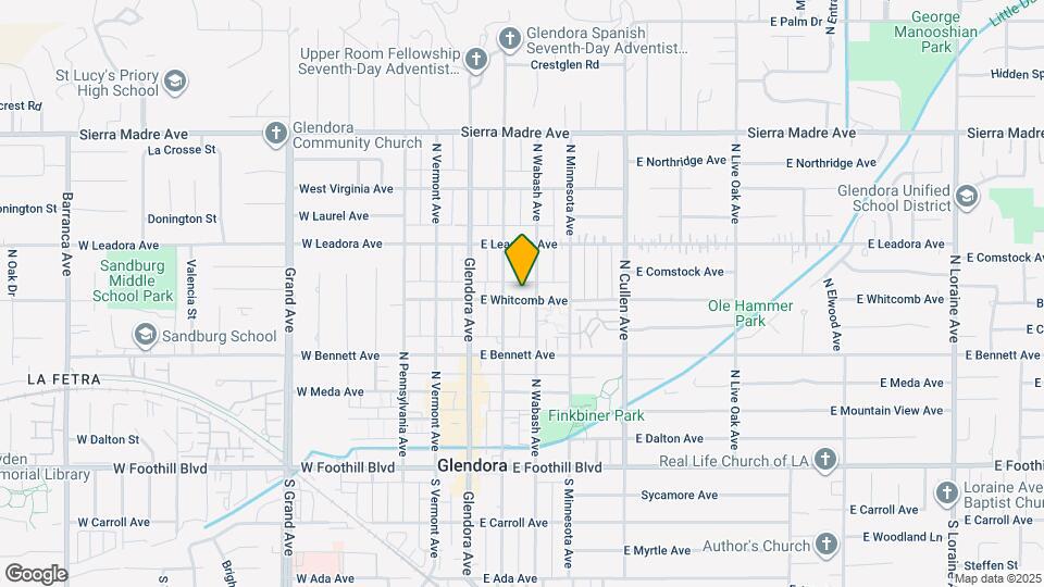 221 E Whitcomb Ave Map and Location Details