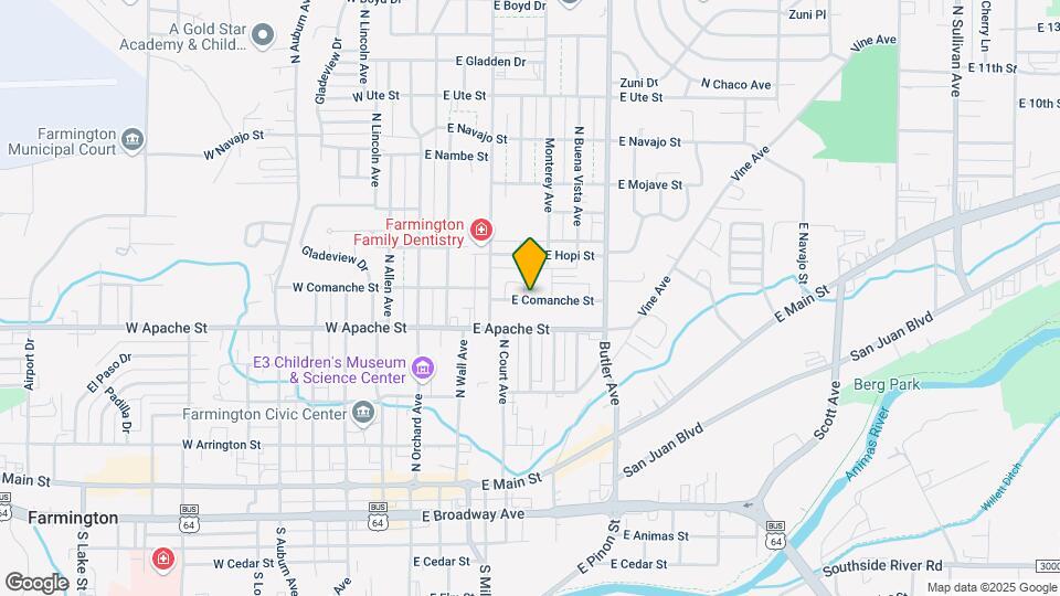 408 E Comanche St Map and Location Details